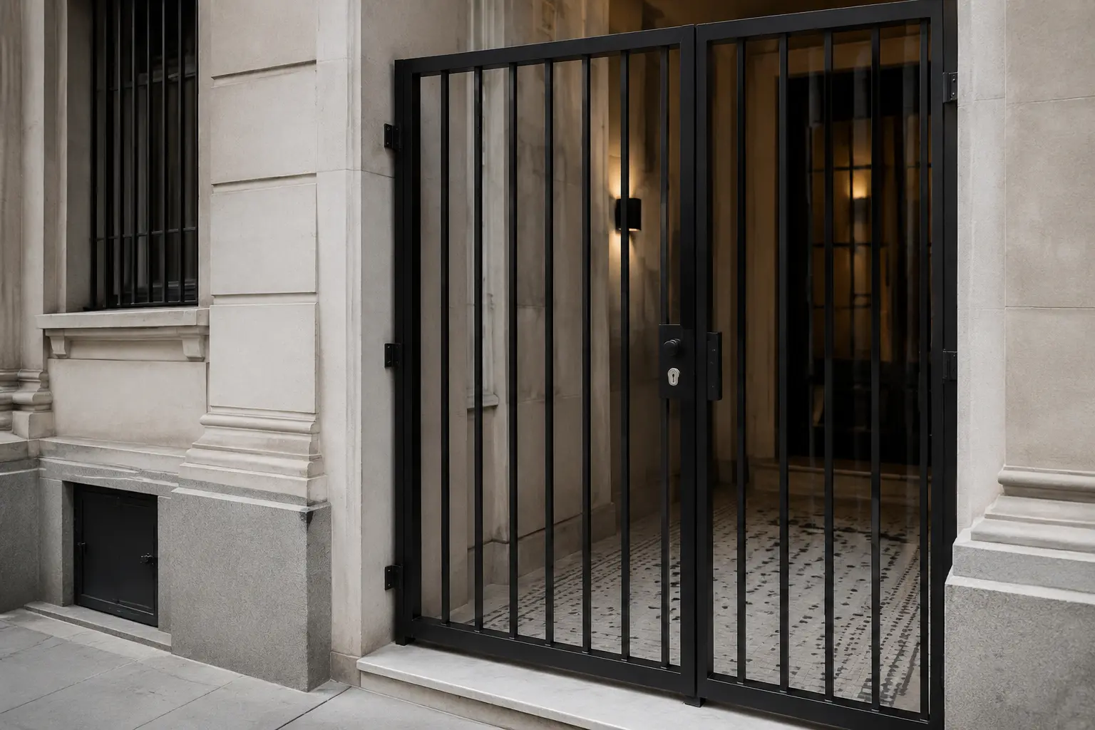 Detalle de rejas fabricadas a medida