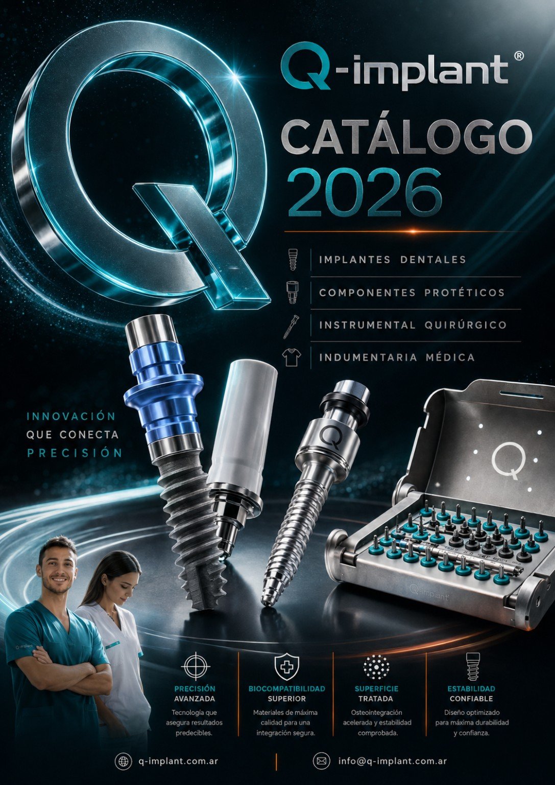 Portada Q-implant Catálogo 2026